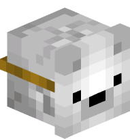 Skeleton with Polar Bear Mask