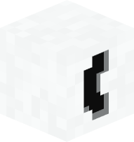 White Round Bracket (open)