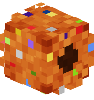 Halloween Wreath (Orange, Multi-Colour Ornaments)