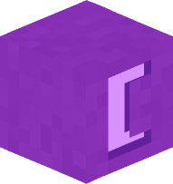 Purple Square Bracket (open)