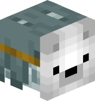 Stray with Polar Bear Mask