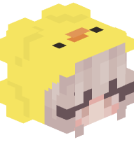 Girl with Chick Costume