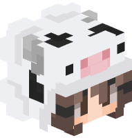 Girl with Cow Costume