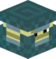 Shulker (cyan, upsidedown)