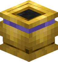 Golden Chalice with purple rim