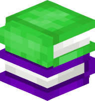 Books (green and purple)