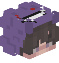 Boy in Gengar Costume