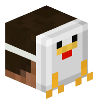 Man with Chicken Mask