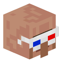Villager with 3D Glasses