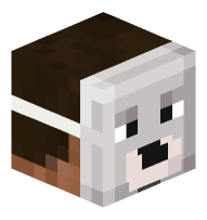 Man with Pale Wolf Mask