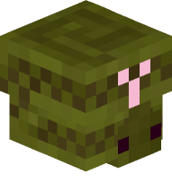 Dark Green Snake (upside down)