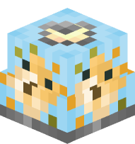 Lamp shade (light blue, pufferfish)