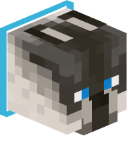 Collared Siamese Cat (light blue)