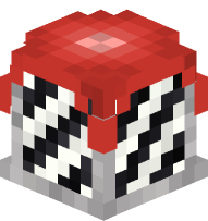 Firework Rocket (white / black)