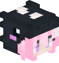 Girl with Ender Dragon Costume