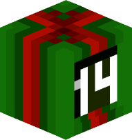 Christmas Calendar #14 (green)