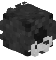 Halloween Wreath (Black, White Bow)