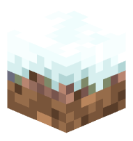 Snowy Grass Block