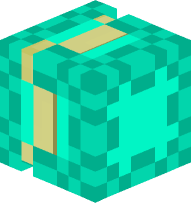 Shulker (aqua, down)