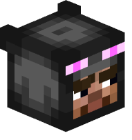 Steve with Enderman Costume