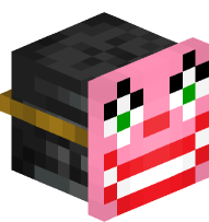 Wither Skeleton with Mr. Blobby Mask