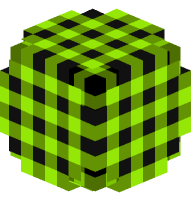 Plaid Orb (lime)