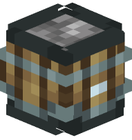 Barrel with Cobblestone