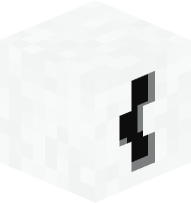 White Curly Bracket (open)