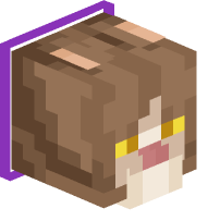 Collared Tabby Cat (purple)