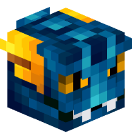 Caduceus Snake (Blue)