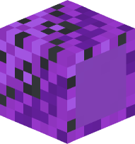 Glazed Terracotta Clock (purple)