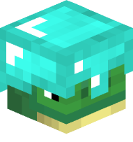 Sea Turtle with Diamond Helmet