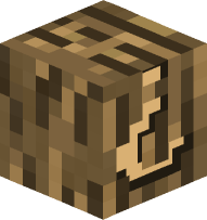 Oak Log Reverse Question Mark