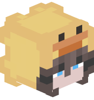 Girl with Duck Costume