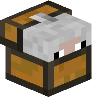 Light Gray Sheep in Chest