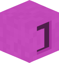 Magenta Square Bracket (closed)