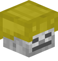 Skeleton with Leather Helmet (yellow)