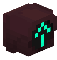 Nether Traffic Light - Straight Arrow (on)