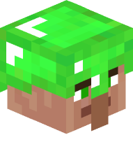 Villager with Emerald Helmet