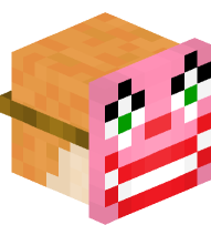 Alex with Mr. Blobby Mask