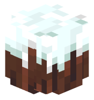 Red Wood with Snow (rounded, snow)