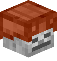 Skeleton with Leather Helmet (red)