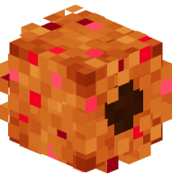 Halloween Wreath (Orange, Red Ornaments)