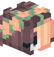 Woman with Pumpkin Mask