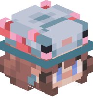 Girl with Axolotl Hat