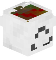 Recycling Bin (white, full)