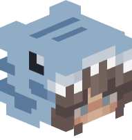 Girl with Shark Costume