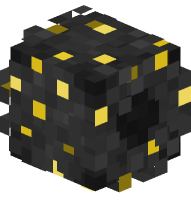 Halloween Wreath (Black, Yellow Ornaments)