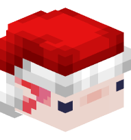 Axolotl with Santa Hat