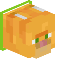 Collared Ginger Cat (lime)